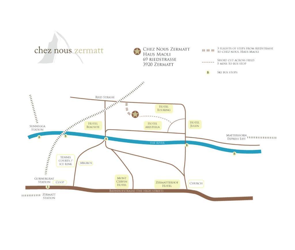 Apartament Chez Nous Zermatt Zewnętrze zdjęcie